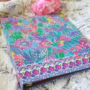 Extra Last One - Lilly Pulitzer binder folder - summer colorful ✨️